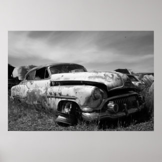 ヴィンテージビュイックカー送料 ポスター