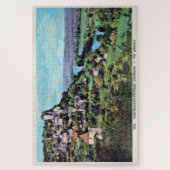 ヴィンテージビューのカステルノー – ラ – シャペル，フランス ジグソーパズル (縦)