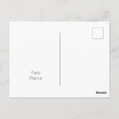 ヴィンテージビューズオブパリフランスアートコレクション ポストカード (裏面)