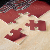 ヴィンテージビューティフルガールポートレート ジグソーパズル (側面)