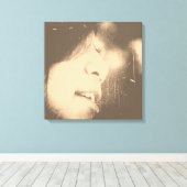 ヴィンテージビューティフルガール#2キャンバスプリント キャンバスプリント (インサイチュ (ウッドフロア))