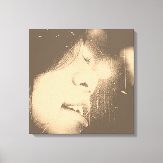 ヴィンテージビューティフルガール#2キャンバスプリント キャンバスプリント (正面)