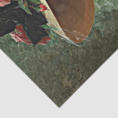 ヴィンテージビューティフルレディフローズンハット&さくらんぼ 薄葉紙 (詳細)