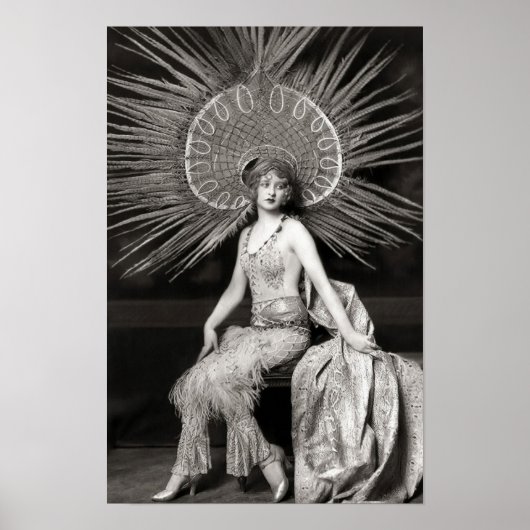 ヴィンテージビューティ飾ーダンサープリント ポスター (正面)