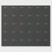 ヴィンテージビラードハートビートプールエイトボールビラード ラッピングペーパー (フラット)