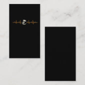 ヴィンテージビラードハートビートプールエイトボールビラード 名刺 (正面/裏面)