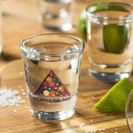 ヴィンテージビリヤードカスタムボールプールテーブル ショットグラス