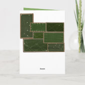 ヴィンテージビリヤードテーブルプールプレーヤアンティーク カード (裏面)