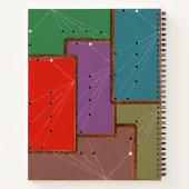 ヴィンテージビリヤード台プールテーブルアートプールシャーク ノートブック (裏面)