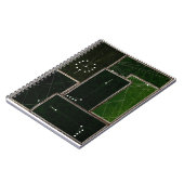 ヴィンテージビリヤード台プールテーブルアートプールシャーク ノートブック (左側)