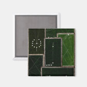 ヴィンテージビリヤード台プールテーブルアートプールシャーク マグネット (正面/裏面)