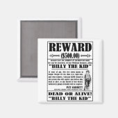 ヴィンテージビリー・ザ・キッド・ウォッチング・ポスター マグネット (正面/裏面)