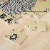 ヴィンテージビルバオ・スペインの地図 ジグソーパズル (側面)