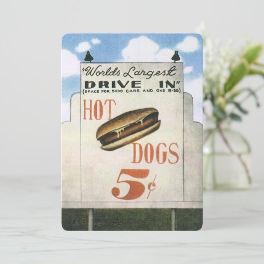 ヴィンテージビルボード、ホットドッグで世界最大級のドライブ (スタンド正面)