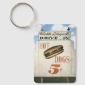 ヴィンテージビルボード、ホットドッグで世界最大級のドライブ キーホルダー (正面)
