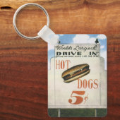 ヴィンテージビルボード、ホットドッグで世界最大級のドライブ キーホルダー (正面)