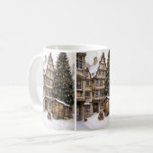ヴィンテージビレッジクリスマスツリーマグ コーヒーマグカップ (正面左)
