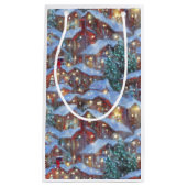 ヴィンテージビレッジクリスマス抱き枕 スモールペーパーバッグ (正面)