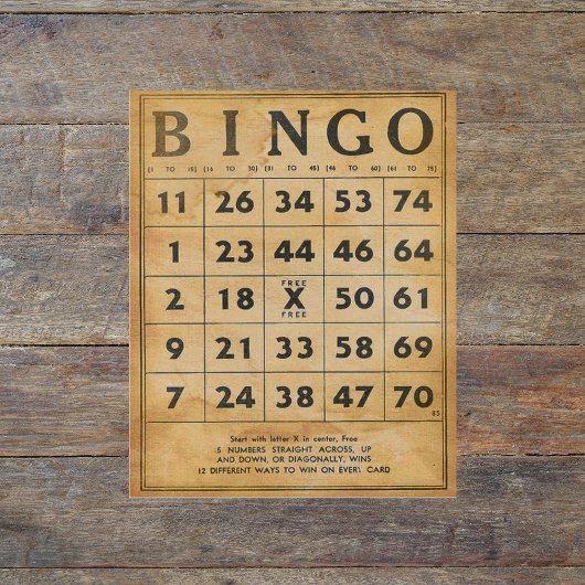 ヴィンテージビンゴカードスクラップブックエフェメラ