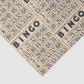 ヴィンテージビンゴカードティッシュペーパー 薄葉紙 (詳細)