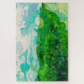 ヴィンテージビンセントファンゴッホグリーンウィートフィールド ジグソーパズル (縦)