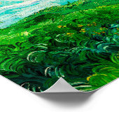 ヴィンテージビンセントファンゴッホグリーンウィートフィールド ポスター (角)