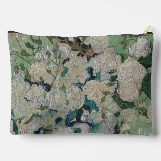 ヴィンテージビンセントヴァンゴッペインティングバラ アクセサリーポーチ (裏面)