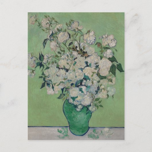 ヴィンテージビンセントヴァンゴッペインティングバラ ポストカード (正面)