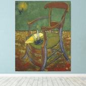 ヴィンテージビンセント・ファン・ゴッホ・ゴーギンズ椅子 キャンバスプリント (インサイチュ (ウッドフロア))