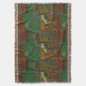 ヴィンテージビンセント・ファン・ゴッホ・ゴーギンズ椅子 スローブランケット (正面縦)