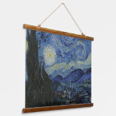 ヴィンテージビンセント・ファン・ゴッホ・ザ・スターリー・ナイト 吊り下げ型タペストリー (傾斜あり)