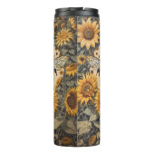 ヴィンテージビーとヒマワリ タンブラー (裏面)