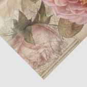 ヴィンテージビーとピンクローズのデクページ 薄葉紙 (詳細)