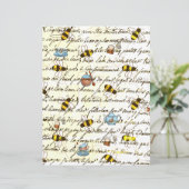 ヴィンテージビーと紅茶のデカップスクラップブック (スタンド正面)