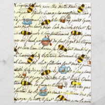 ヴィンテージビーと紅茶のデカップスクラップブック