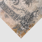 ヴィンテージビーと花園 薄葉紙 (詳細)