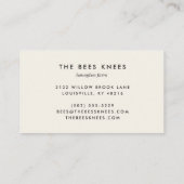 ヴィンテージビーのロゴ素朴ハネビー ロイヤリティカード (裏面)