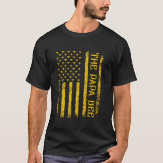 ヴィンテージビーアメリカン国旗ビーパパファーザーズダ Tシャツ