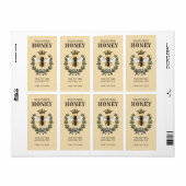 ヴィンテージビーアンドクラウンハニージャー ラベル (フルシート)