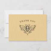 ヴィンテージビーイエローサンキュー サンキューカード (正面)