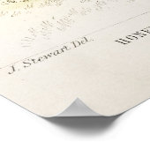 ヴィンテージビーイラストレーション ポスター (角)