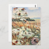 ヴィンテージビーイラストレーション ポストカード (正面/裏面)