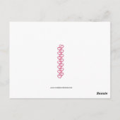 ヴィンテージビーインザボンネットはがき ポストカード (裏面)