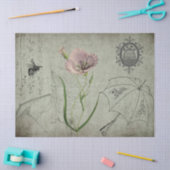 ヴィンテージビーガーデンエフェメラデクページ 薄葉紙 (クラフト)