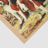 ヴィンテージビーグルとバスセット 薄葉紙 (詳細)