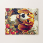 ヴィンテージビーグルパピー絵画ズ ジグソーパズル (横)