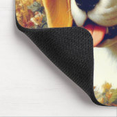 ヴィンテージビーグルパピー絵画ズ マウスパッド (コーナー)