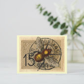 ヴィンテージビーコラージュ ポストカード (スタンド正面)