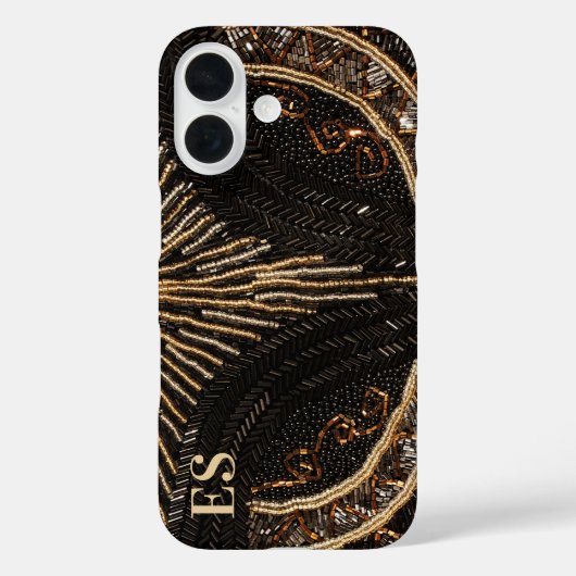 ヴィンテージビーズ財布デザイン1920sスタイルケースメイト Case-Mate iPhoneケース (裏面)