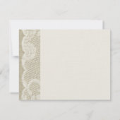 ヴィンテージビーチの旅程 パープル 招待状 (裏面)